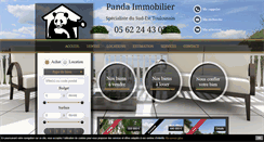 Desktop Screenshot of panda-immo.com