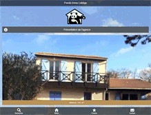 Tablet Screenshot of panda-immo.com